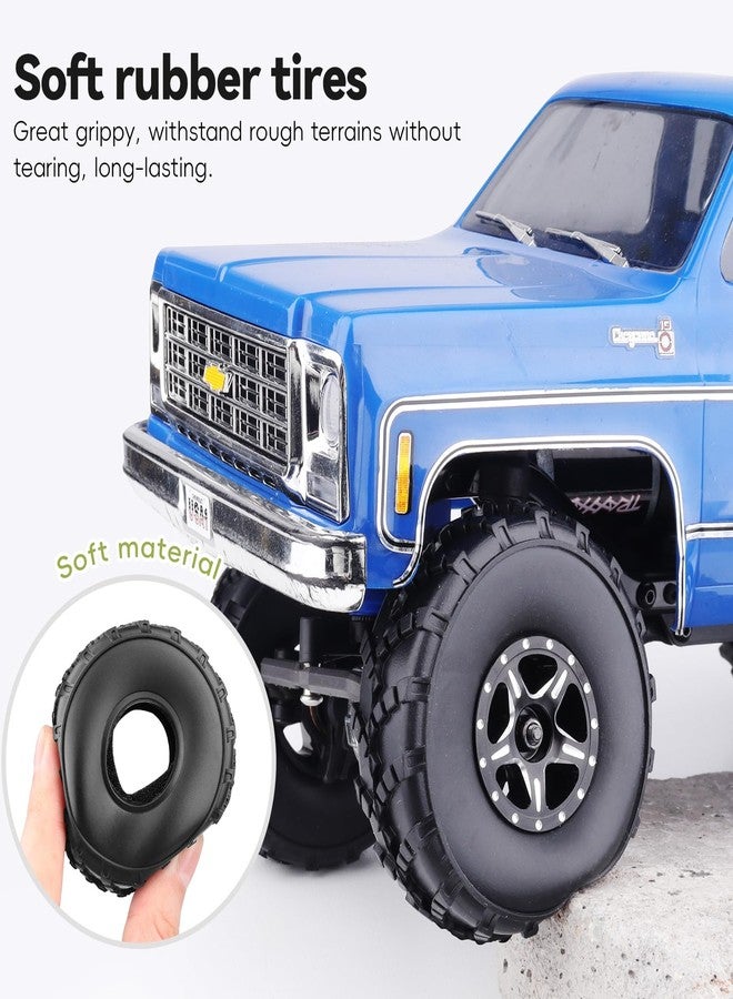 AllinRC 1.0 Tires Sticky - All Terrain Super S5 Soft with Foam Inserts 1/24 1/18 RC Crawler Mud Tires for Traxxas TRX4M Axial SCX24 Bronco Gladiator C10 JLU Deadbolt B17 FCX18 FCX24, 4PCS - Image 5